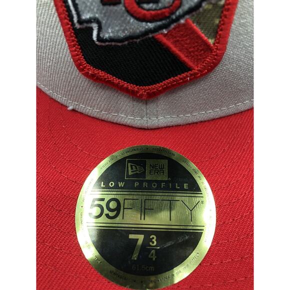 NEW ERA KANSAS CITY CHIEFS MENS TAN 2023 SALUTE TO SERVICE 59FIFTY FITTED HAT - Picture 5 of 15
